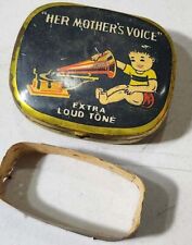(Z1) vintage Gramophone record Needles HER MOTHERS VOICE  extra loud tone picture
