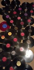 lot - 34 vintage 78 rpm records Various Labels And Artist Craft Decor picture