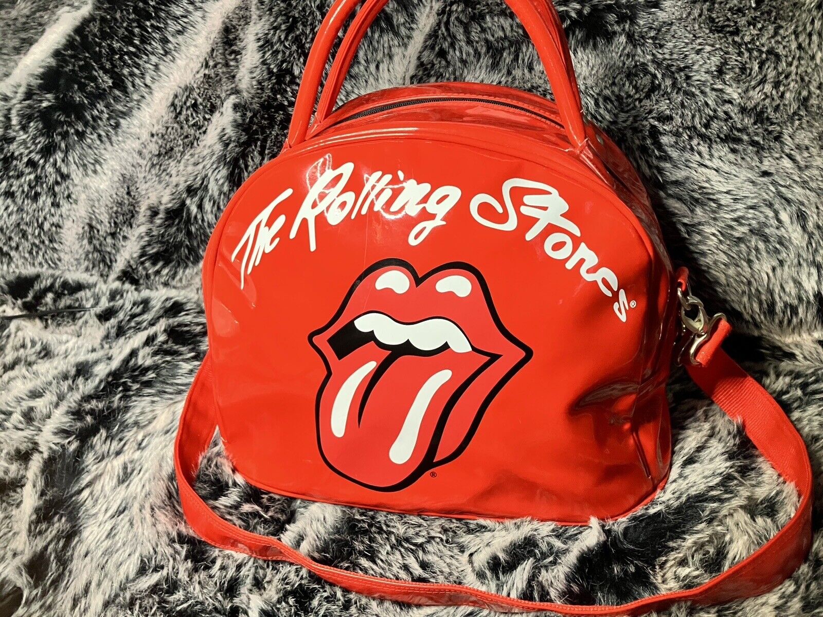 Rolling Stones VTG Helmet Bag memorabilia Made In Taiwan