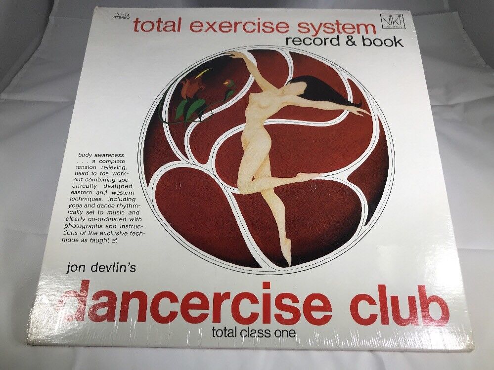 Jon Devlin’s Dancecise Club total excercise system. New Vinyl Record. NOS. Viki