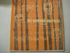 BOWMAN BROTHERS: with the Velvety Modern Touch Nor-Va-Jak  LP norman petty picture