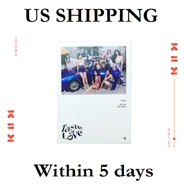 *US SHIPPING Twice Taste of Love Album TASTE Version CD+Photobook+Photocard+etc
