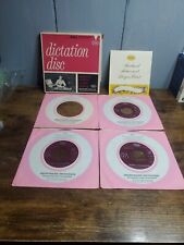 Dictation Disc Company DDC Shorthand Homework Dictation 45 RPM Records Set 450 picture