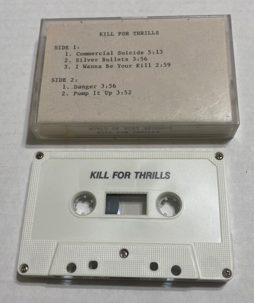 Kill For Thrills Commercial Suicide Promo Cassette 1989 Early Gilby Clarke Rock