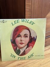 LEE WILEY On The Air Vol. 1979 Totem Records 1033 Pop Vocal Jazz LP SEALED picture