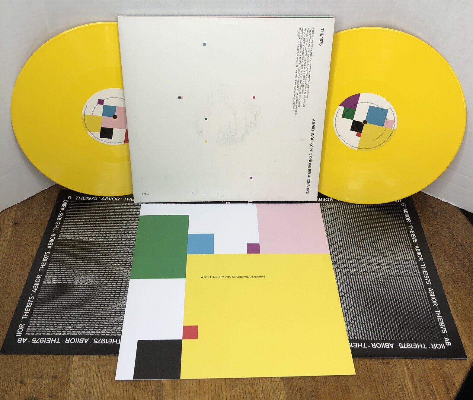 The 1975 A Brief History Of Online Relationships 2X Yellow Vinyl Limited 5000