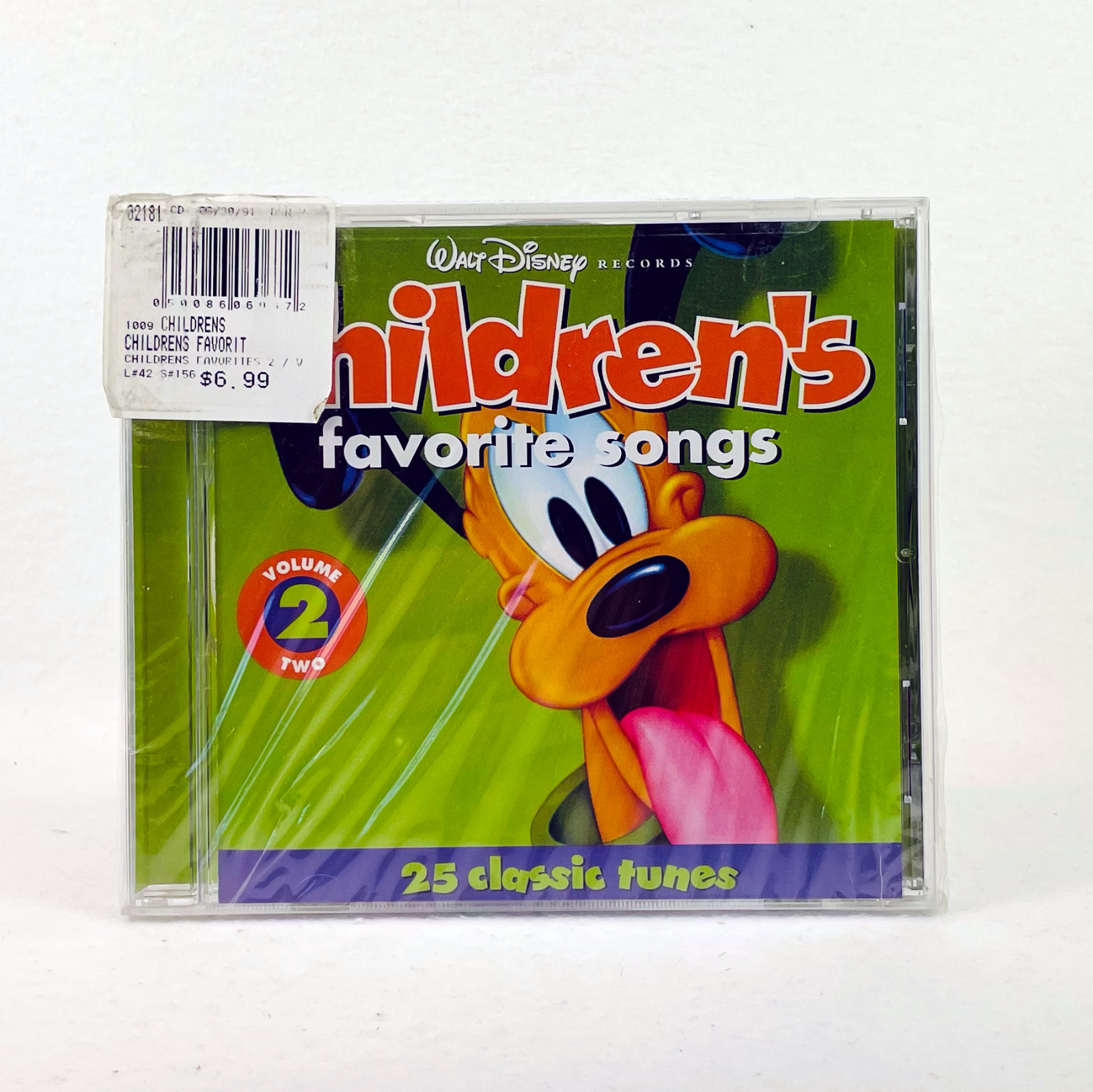 NEW Walt Disney Records Children's Favorite Songs Volume 2 CD 25 Classic Tunes