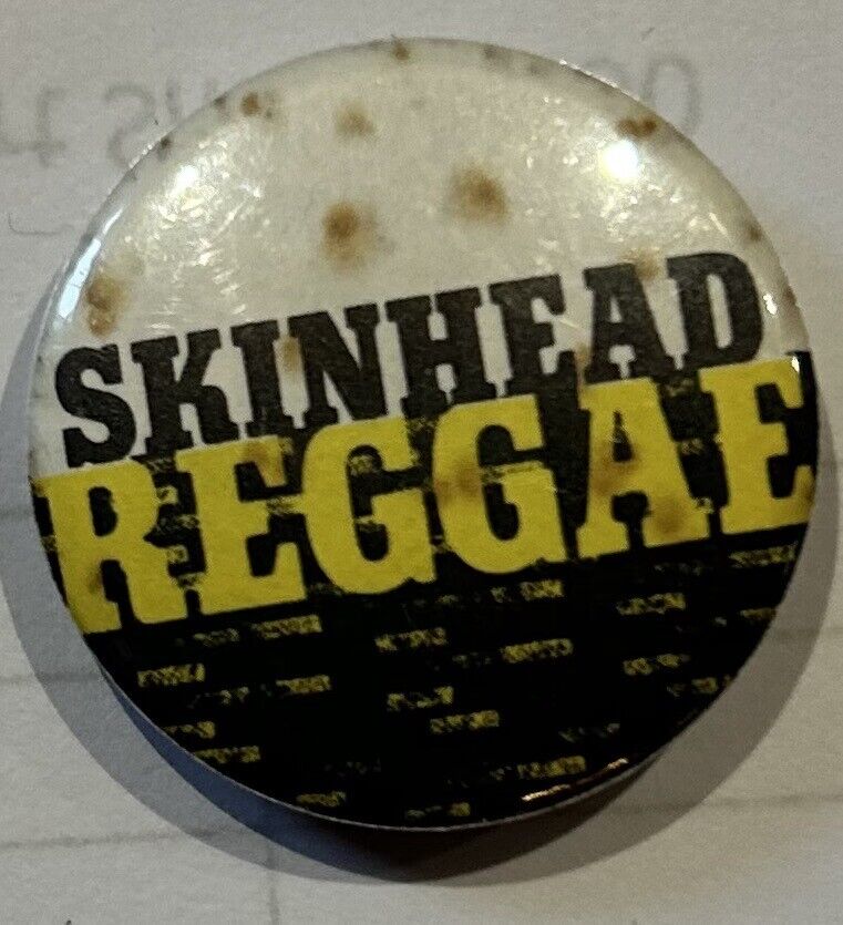 Vintage 1970S 80S Skinhead Reggae  Lapel Pin Badge Oi Oi Punk