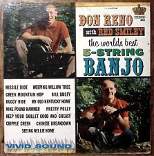DON RENO WITH RED SMILEY THE WORLDS BEST 5-STRING BANJO KING REC VINYL LP 202-24 picture