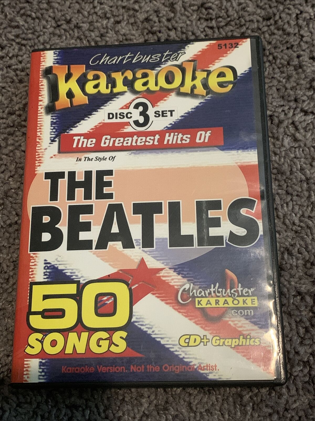 Karaoke: Beatles by Karaoke (CD, Dec-2009, 3 Discs, Chartbuster Karaoke)
