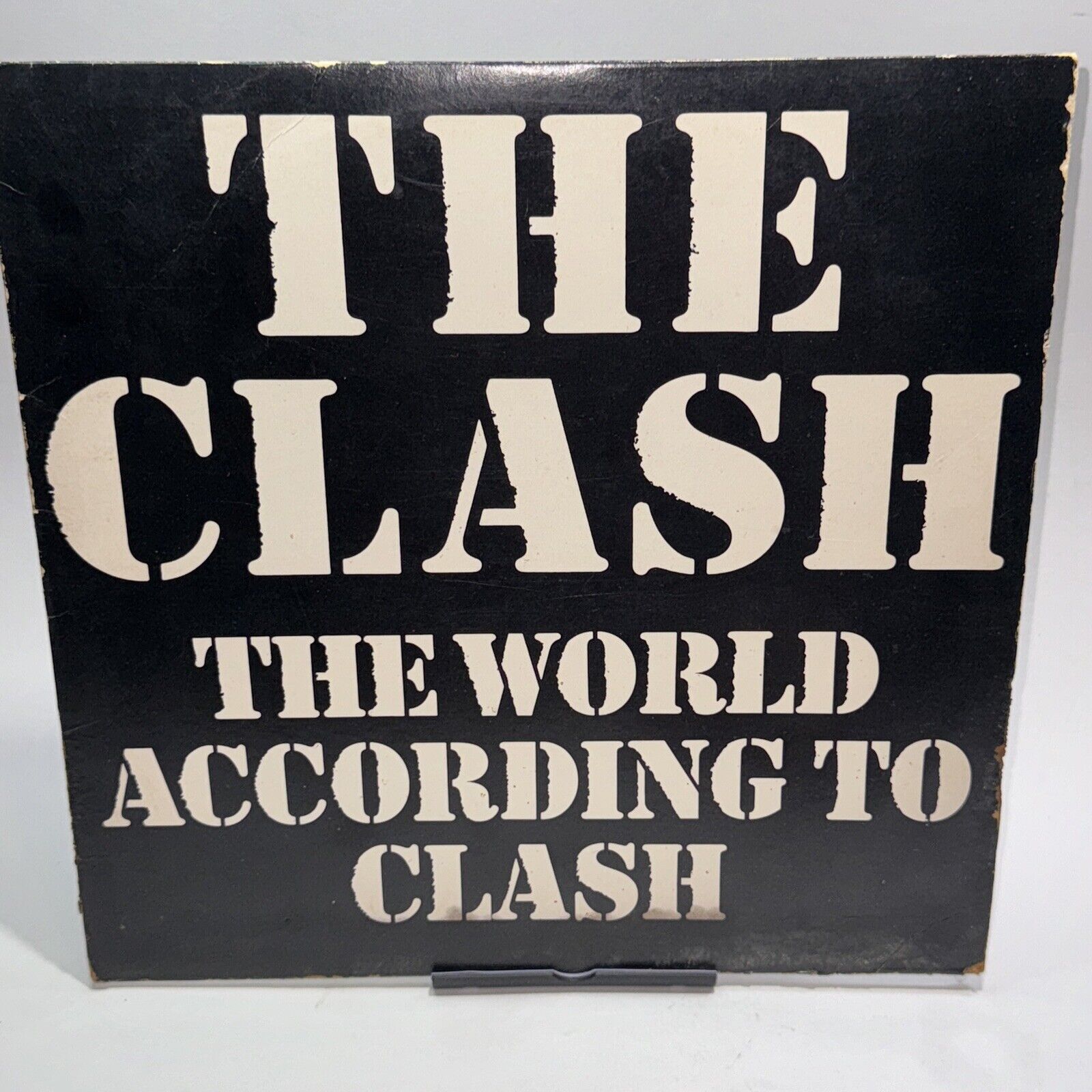 The Clash - The World According To Clash (LP, Comp, Promo) Vinyl Record READ