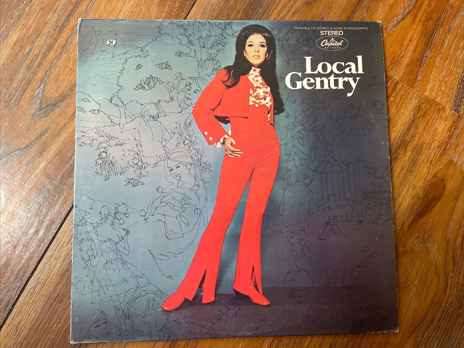 Bobbie Gentry ‎– Local Gentry 1968 Capitol ST-2964 Jacket VG+ Vinyl VG