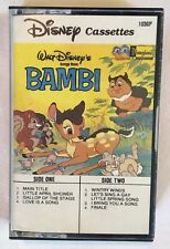 Walt Disney’s Songs From Bambi Cassette Tape Vintage Untested picture