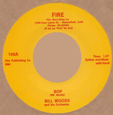 Rockabilly: BILL WOODS – Go Crazy Man / Bop FIRE-REPRO-Bakersfield Bopper picture