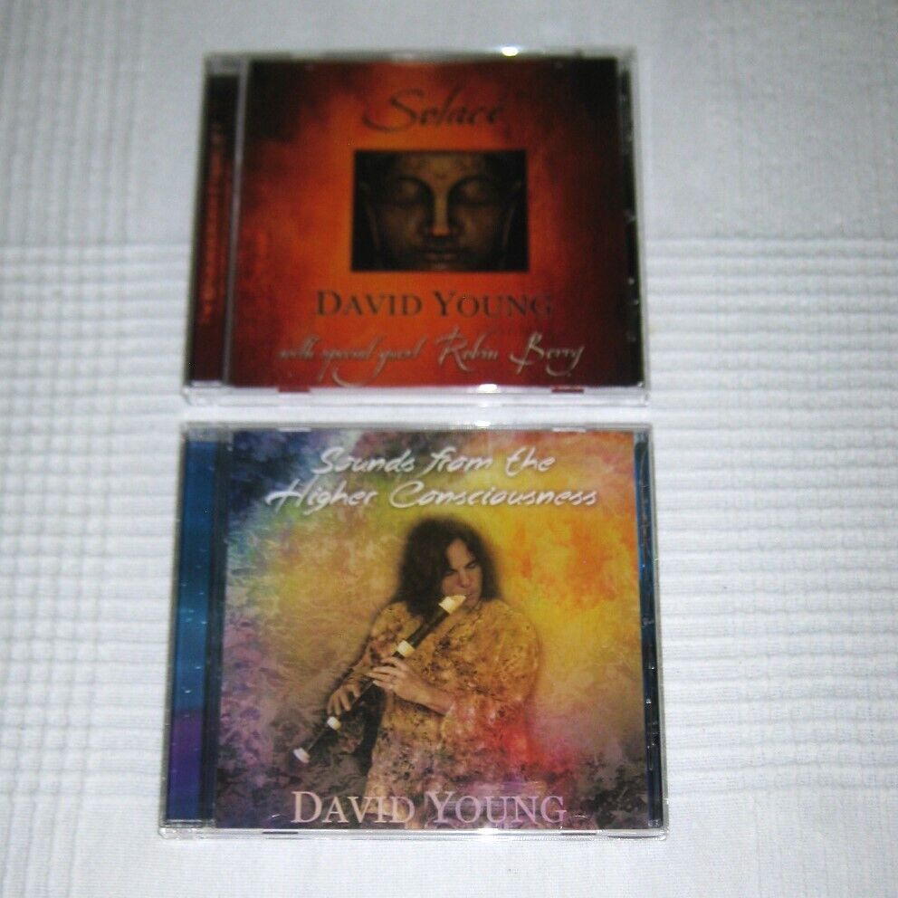 David Young Two Albums: Sounds From Higher Consciousness and Solace CD\'s New Age