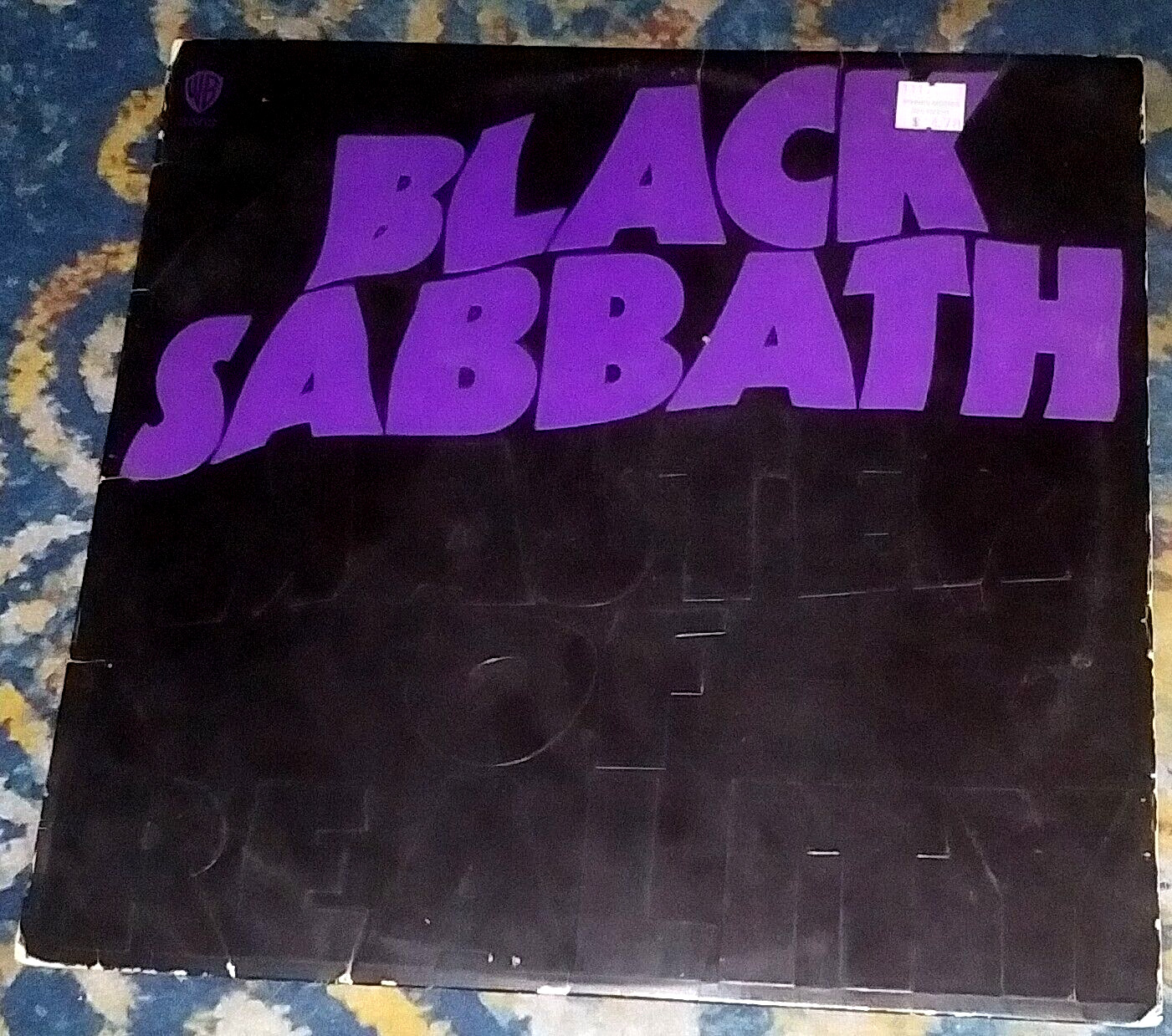 MASTER OF REALITY / BLACK SABBATH 1971 WARNER BROS LP BS 2562 1st U.S. Pressing