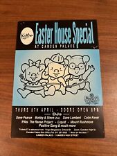 Easter House Special Camden Palace Kiss 100 FM 1993 A6 Rave Flyer picture