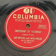 Guy Mitchell Belle Belle My Liberty Belle/Sweetheart of Yesterday Columbia 39512 picture