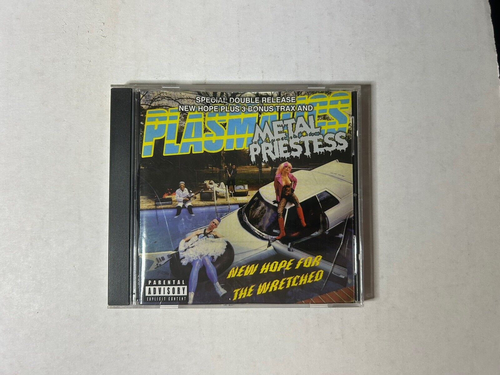 Plasmatics New Hope For The Wretched / Metal Priestess CD WOW106 Tested EX VG+