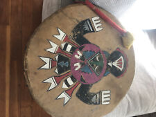 Rare OLD Native Drum From 1930s. For Ceremonial Dancing. Very Good Condition picture