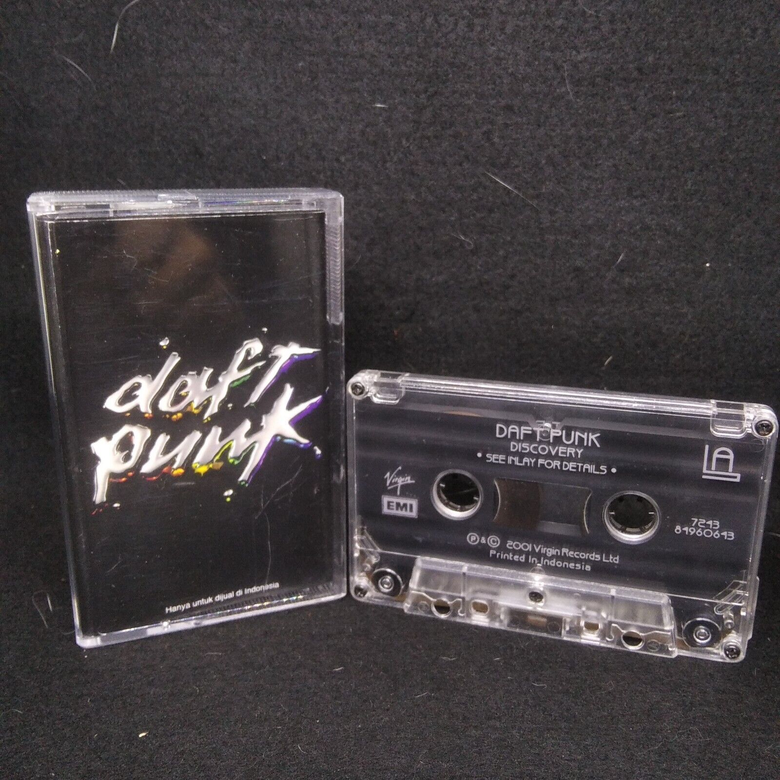 Daft Punk Discovery Cassette Tape Indonesia Official Original Released