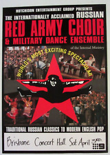 THE RED ARMY CHOIR ORIGINAL TOUR POSTER picture