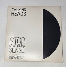 Talking Heads Stop Making Sense 1984 Sire Records Insert Psycho Killer Vinyl  picture