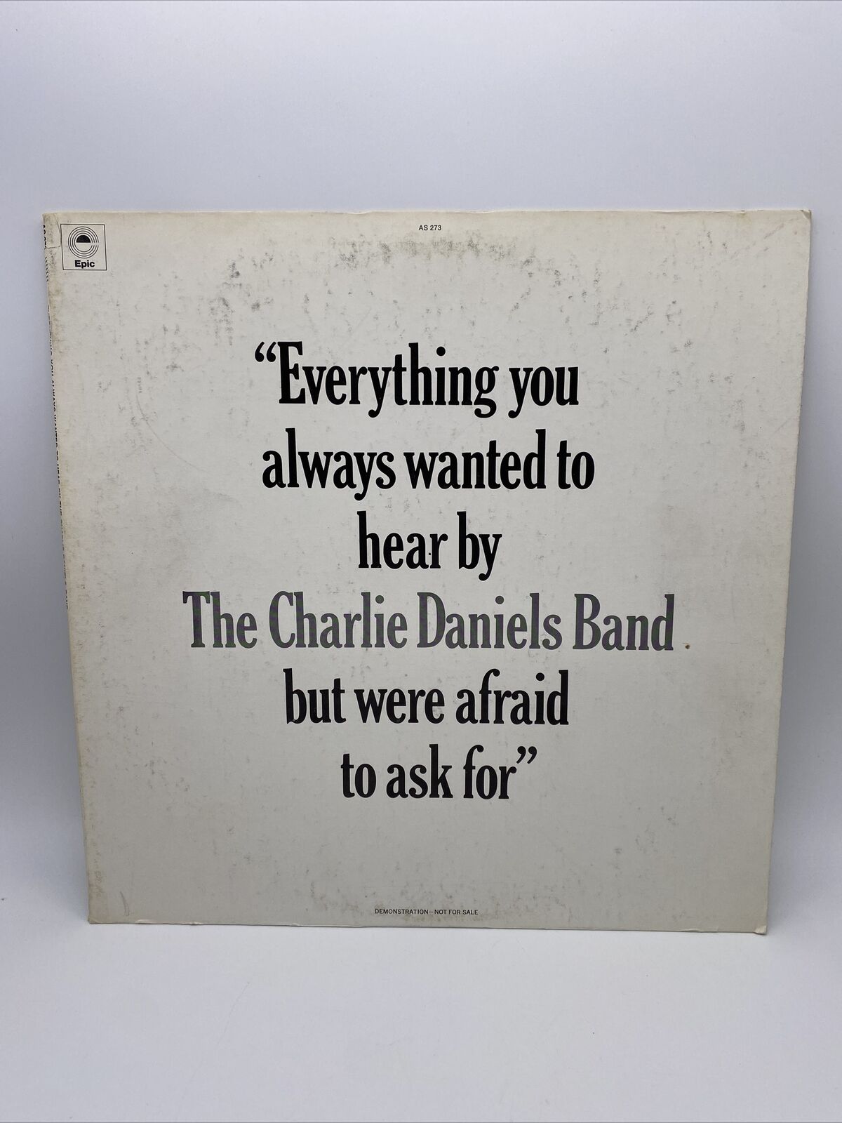 Everything You Always Wanted To Hear By The Charlie Daniels Band 1976 LP Promo