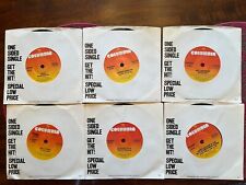 Group of 12 One-Sided 45RPM Records from 1981-1982 picture