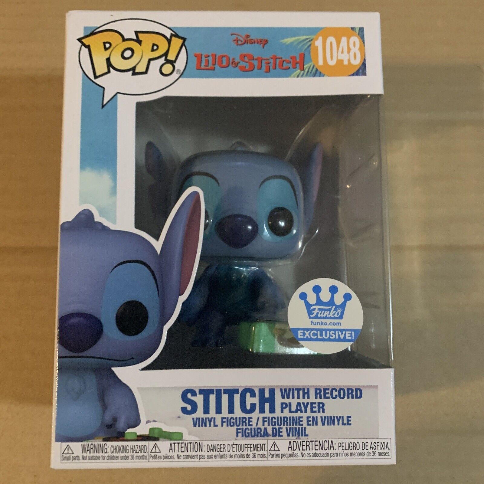 Funko POP Stitch with Record Player #1048 Disney Lilo & Stitch Funko Shop