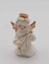 Vintage Japan Angel with Guitar Ceramic Figurine Figure 4