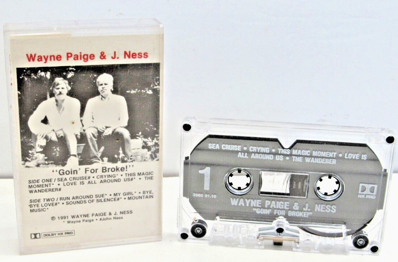 Rare Vintage Wayne Paige & J. Ness \