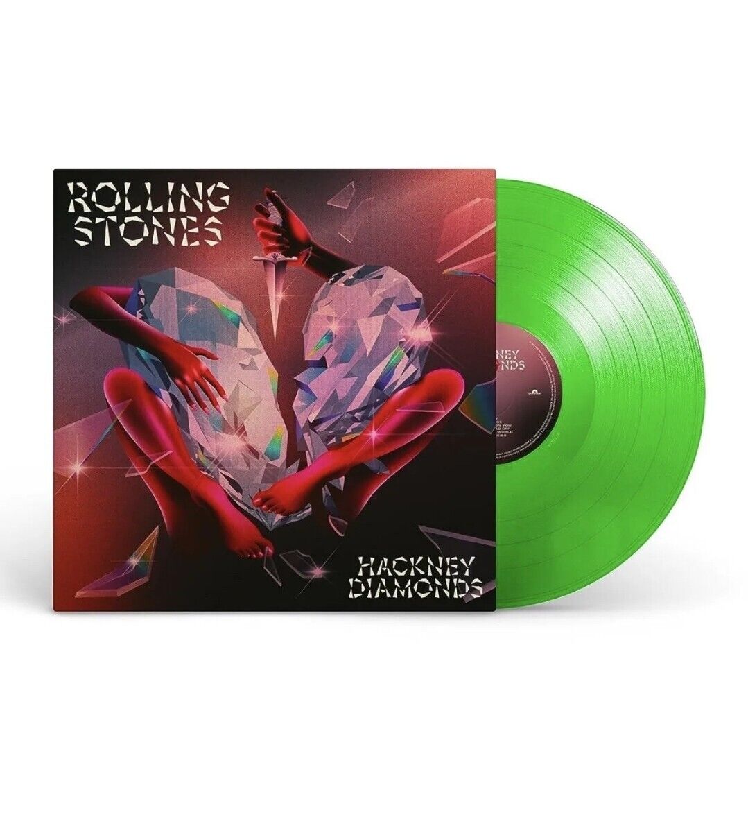 THE ROLLING STONES - Hackney Diamonds - Limited Edition GREEN Vinyl LP In Hand