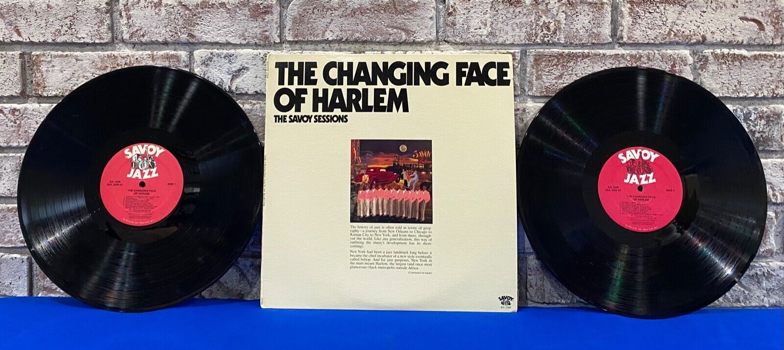 THE CHANGING FACE OF HARLEM The Savoy Sessions  12 inch Vintage Vinyl Record