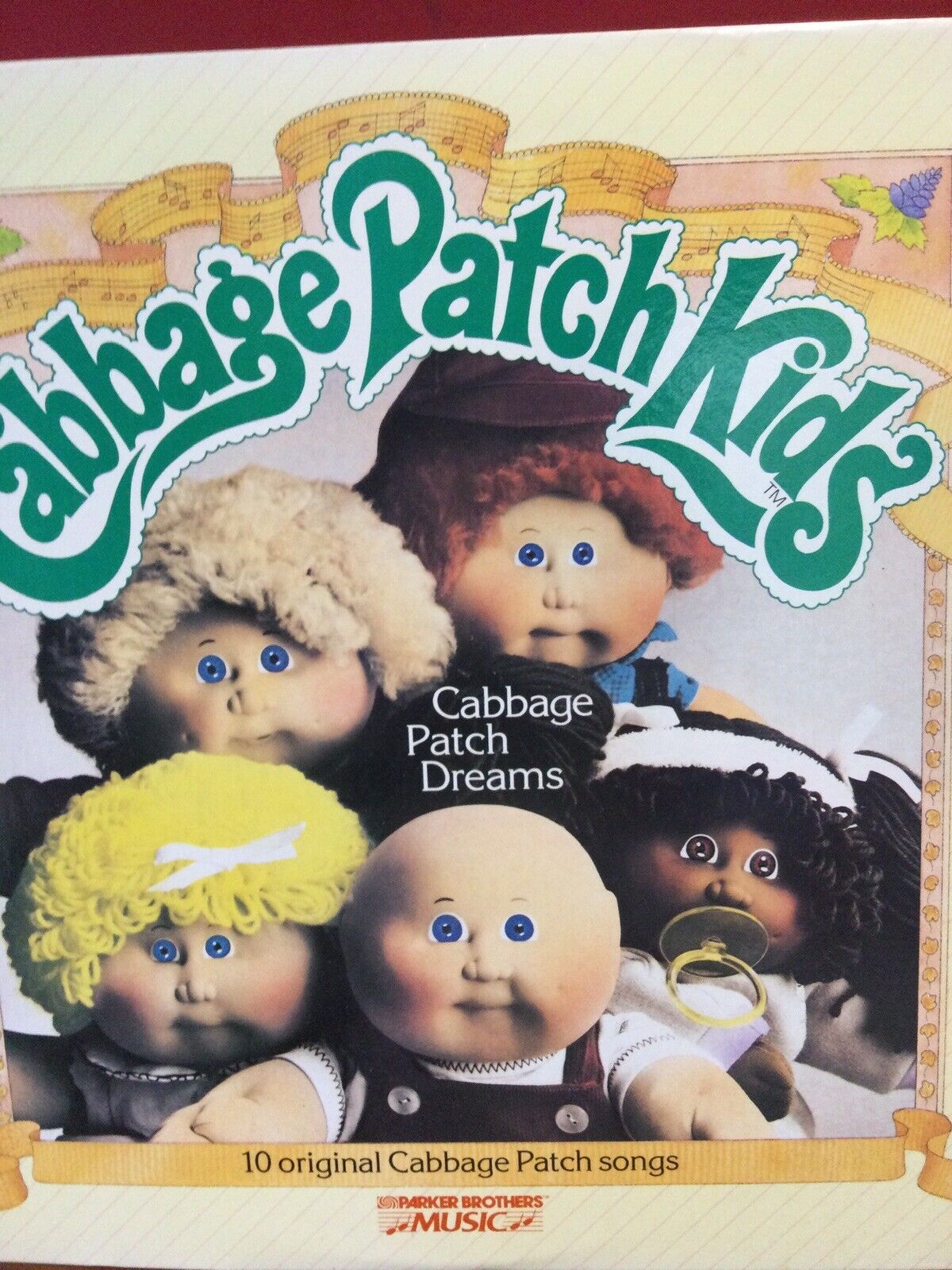 Vintage 1984 Cabbage Patch Kids Album Vinyl LP Parker Brothers Music