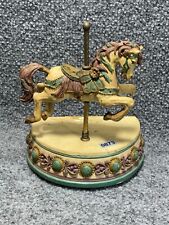 Vintage Willitts Design Musical Melody Carousel Horse Carnival Circus Figurine picture