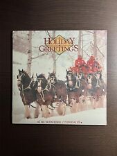 HOLIDAY GREETINGS THE BUDWEISER CLYDESDALES SEALED VINYL LP picture