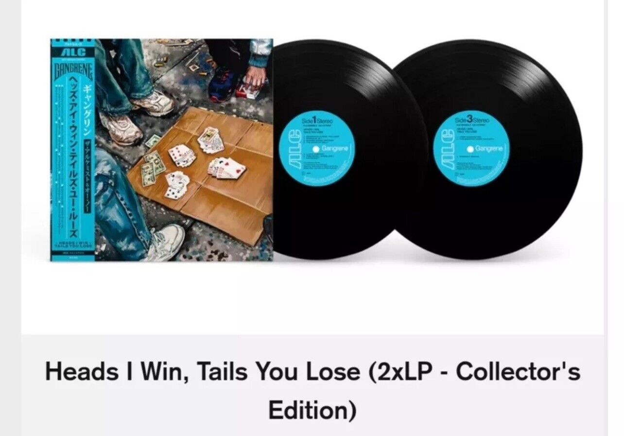 GANGRENE HEADS I WIN , TAILS YOU LOSE 2 LP - COLLECTOR'S EDITION