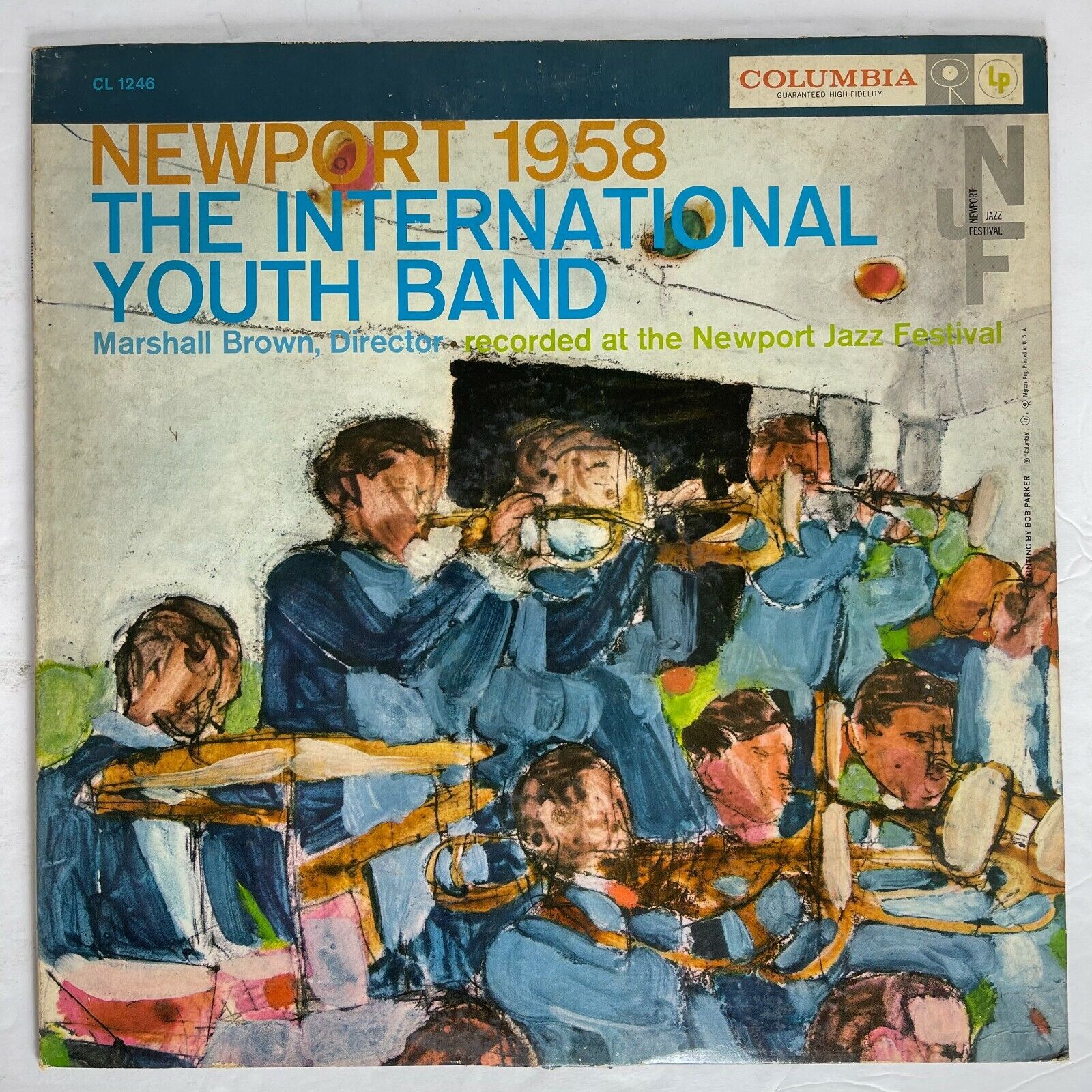 The International Youth Band‎–Newport 1958 Vinyl, LP 1958 6 Eye Columbia Promo 