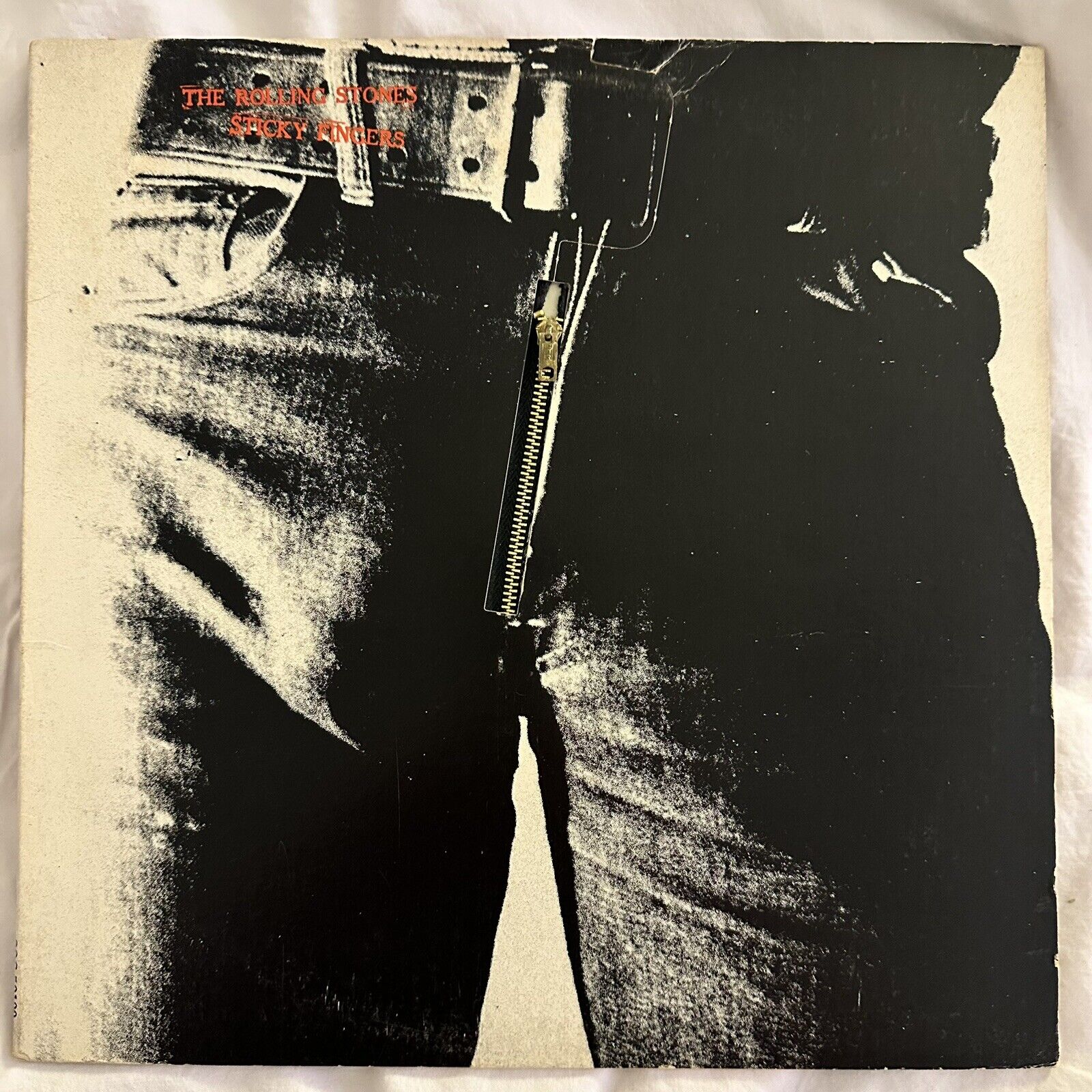 ROLLING STONES STICKY FINGERS 1973 PRESS COC 59100 PRESWELL VG+