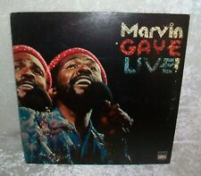 Vintage 1974 Marvin Gaye Live Vinyl Tamla Motown Record Gatefold Album T6-333S1 picture