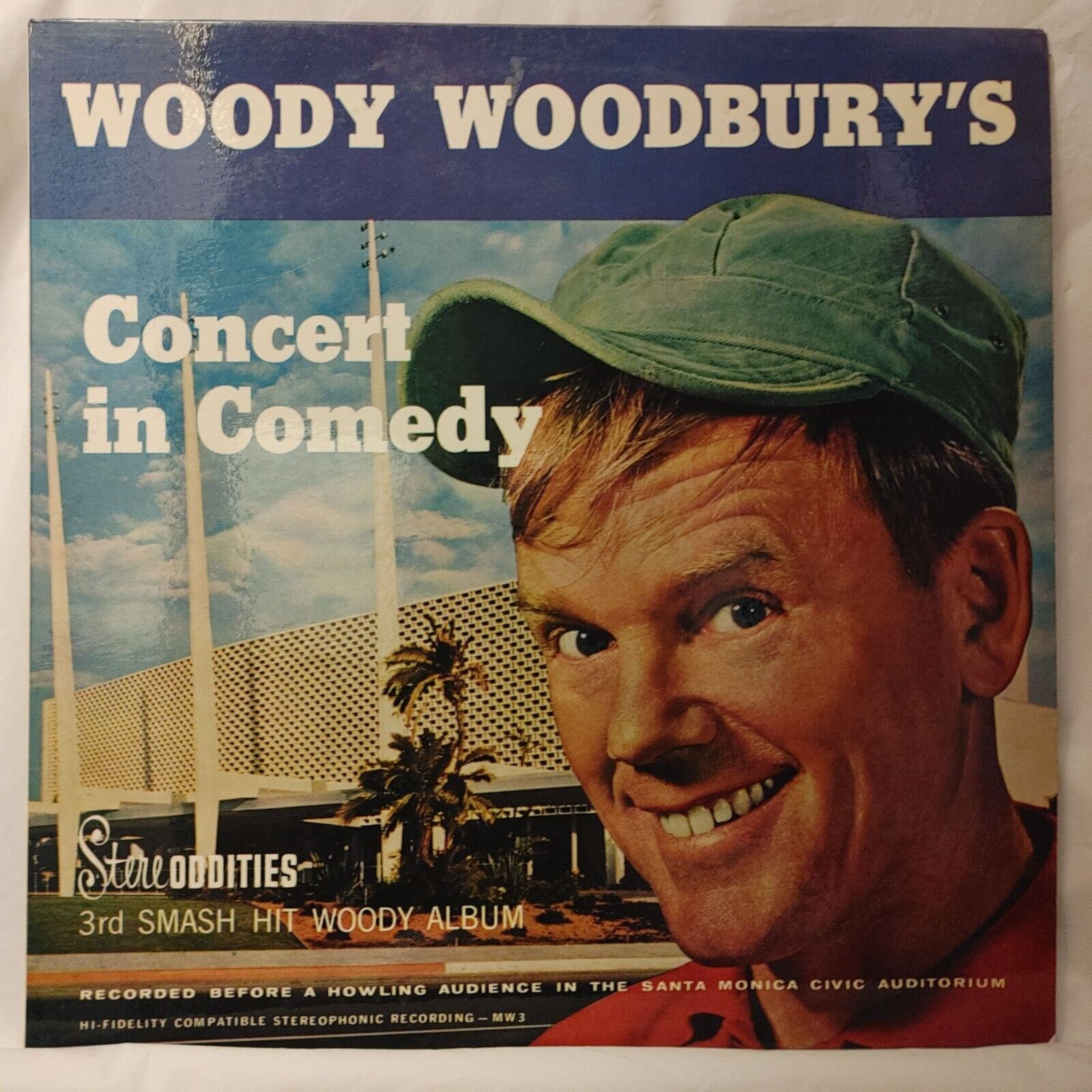 Vintage Woody Woodbury – Woody Woodbury's Concert In Comedy LP Vinyl Record [MW3