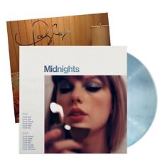 NEW Taylor Swift Midnights Moonstone Vinyl w AUTOGRAPH, See Photos 🛳's FAST picture