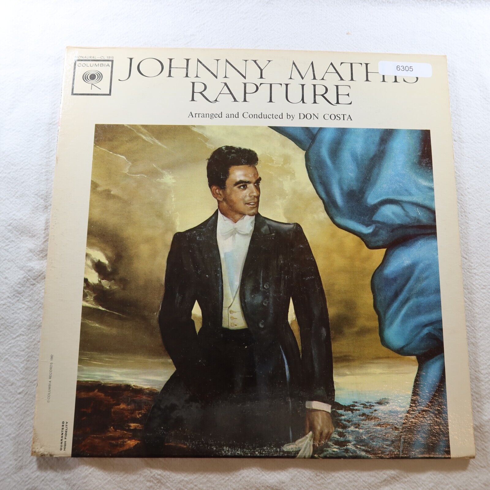 Johnny Mathis Rapture   Record Album Vinyl LP