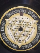Wildest Collection Drum Beats VG+ 1947 RECORDIO Unknown Drum Solo 1-of-a-kind 78 picture