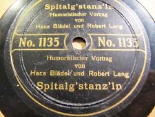 1905 GERMAN Comedy Hans Blädel Robert Lang Spitalgstanzeln Die Reisenden Musiker picture