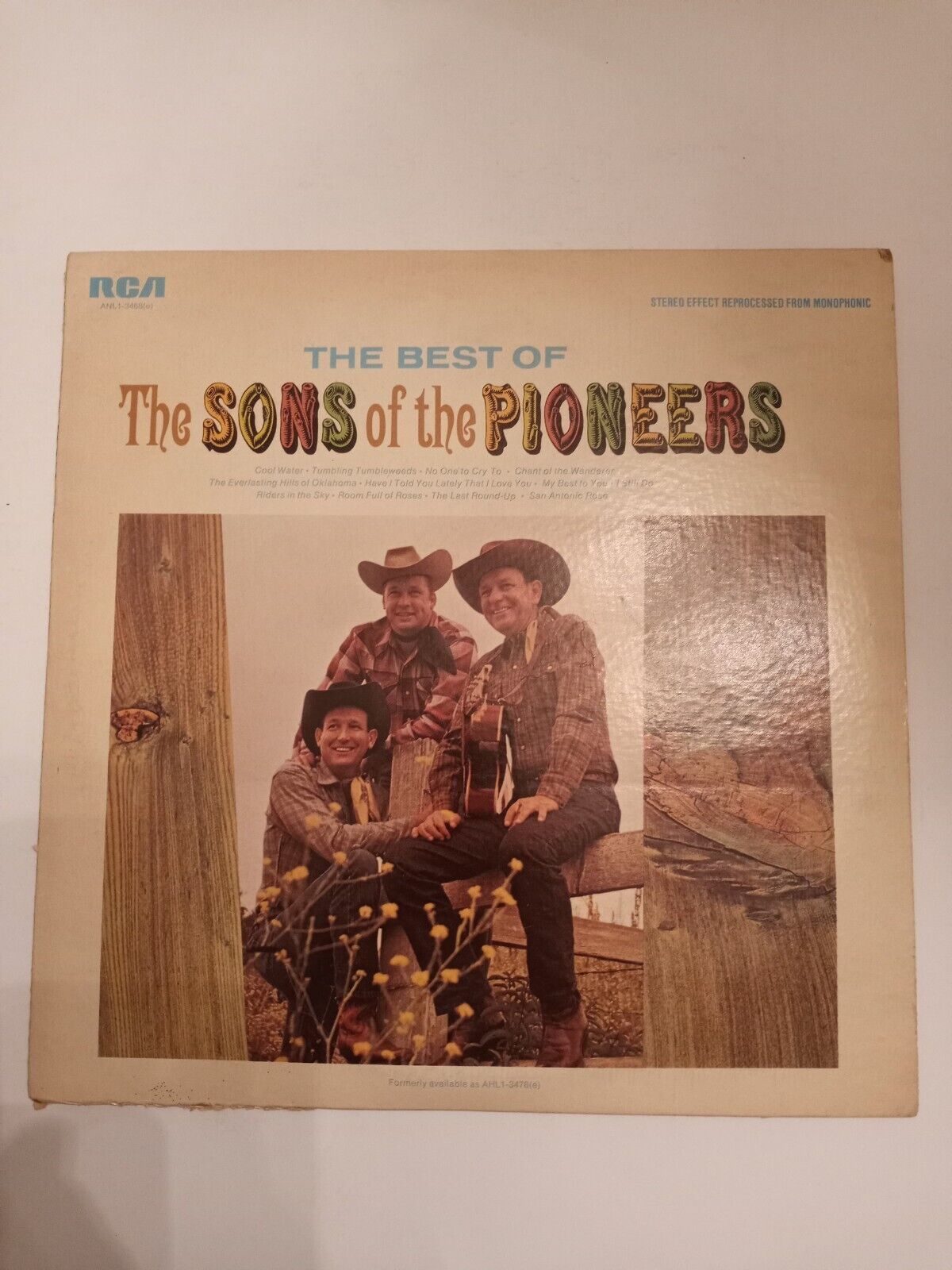 THE BEST OF THE SONS OF THE PIONEERS VINTAGE 1966  RCA Vinyl LP ANL1-3468e VG+  