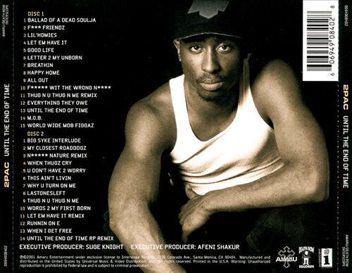 2PAC - UNTIL THE END OF TIME [PA] NEW CD