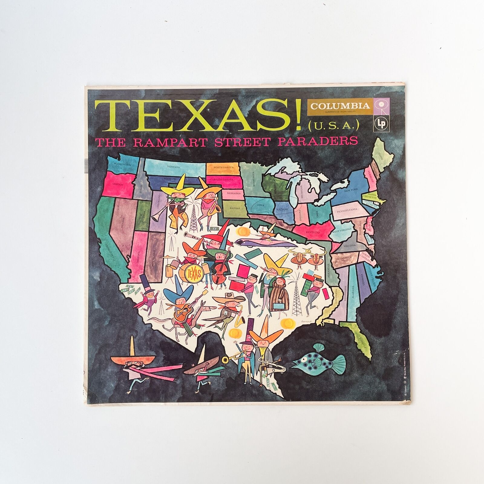 The Rampart Street Paraders - Texas U.S.A. - Vinyl LP Record - 1957
