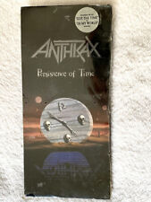 ANTHRAX SEALED LONGBOX CD PERSISTENCE OF TIME PROMO HYPE STICKER GOT THE TIME LP picture